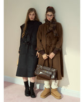 Vintage Glossy Leather Tote Bag - CHINASQUAD