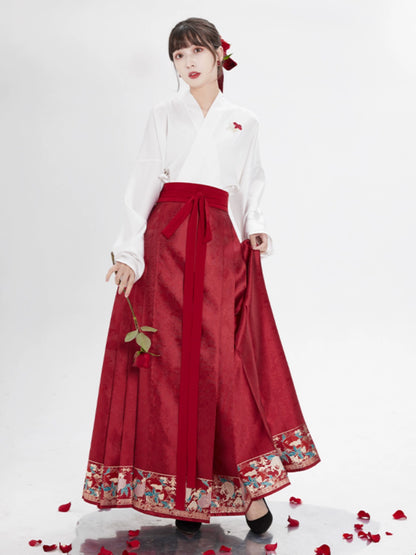 &quot;石榴醉&quot; ming-style hanfu set - CHINASQUAD