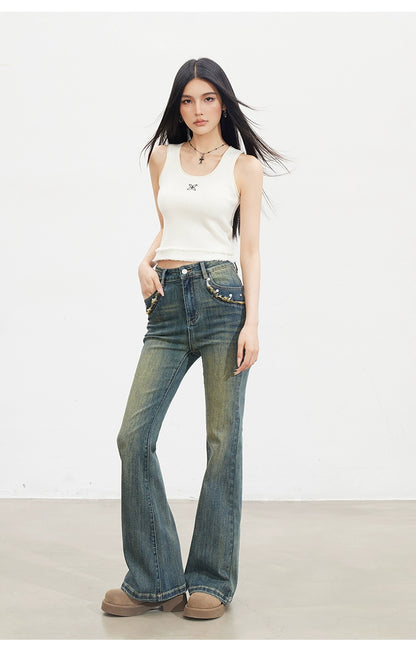 Maillard Flared Jeans - CHINASQUAD