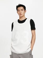 White Crew Neck Vest - CHINASQUAD