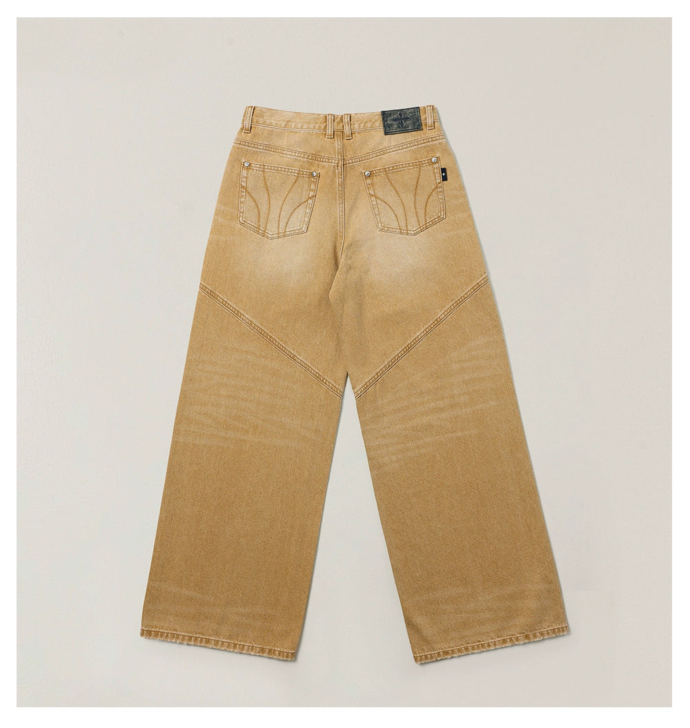 Origin of Wildness Wide-Leg Denim Pants