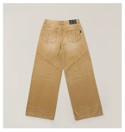 Origin of Wildness Wide-Leg Denim Pants