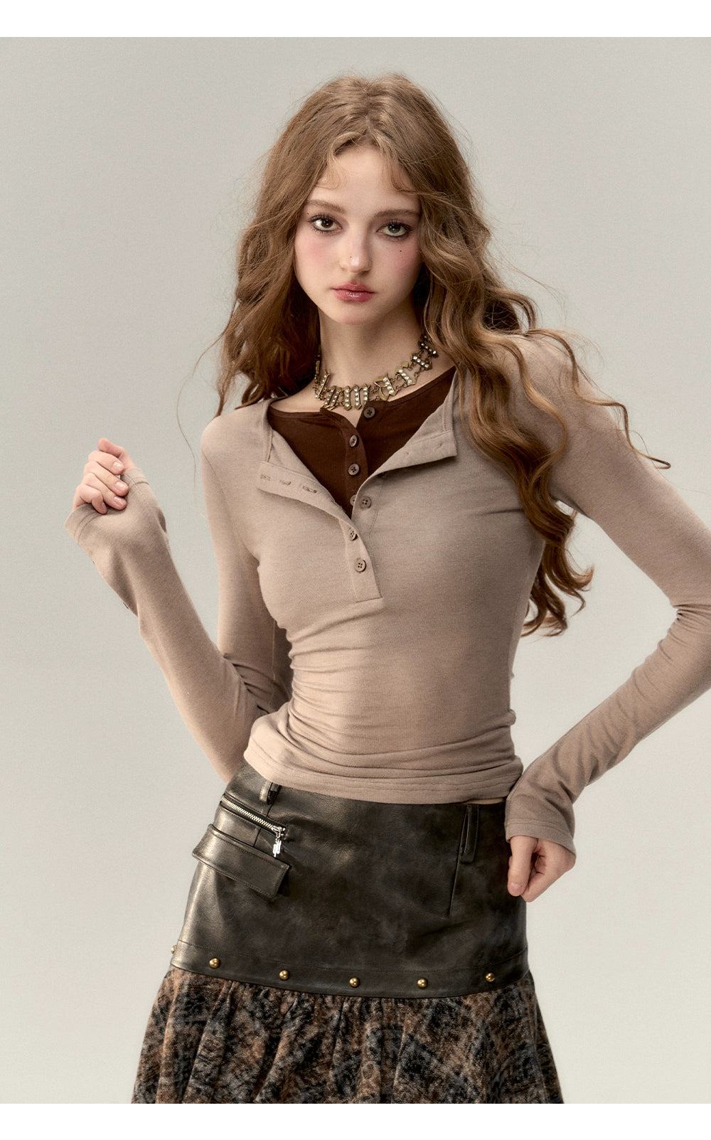 Wool Slim-Fit Base Blouse - CHINASQUAD