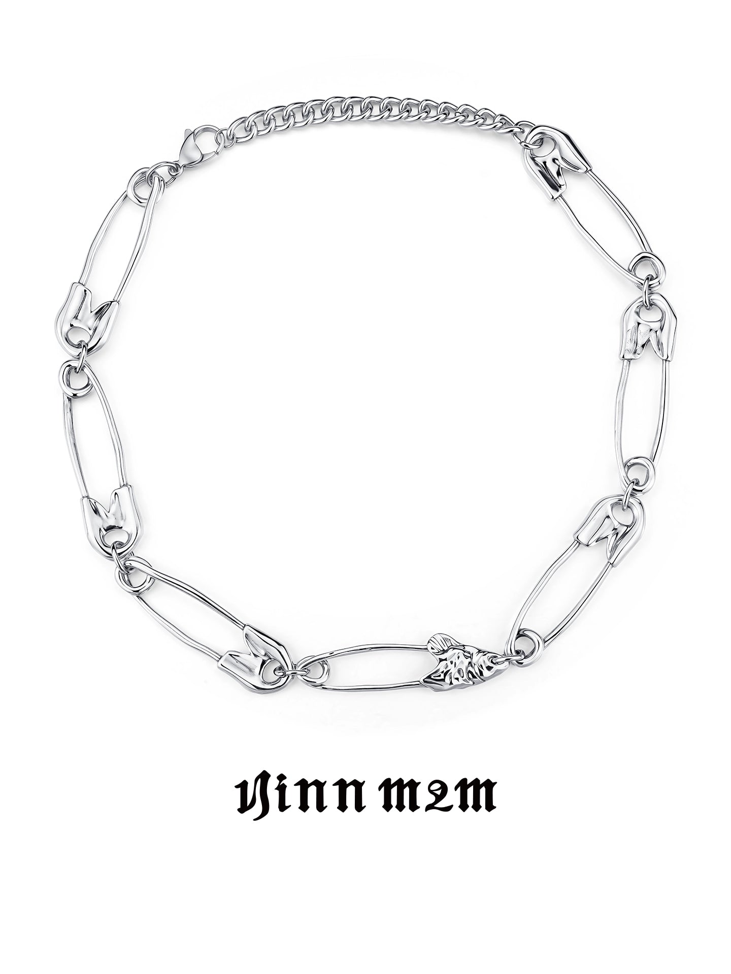 Paperclip Herringbone Choker