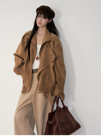 Vintage Washed Moto Jacket