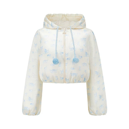 French Sweet Quilted Down Dress &amp; Jacket Set