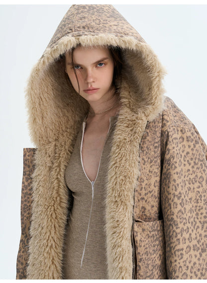 Eco Faux-Fur Hooded Jacket