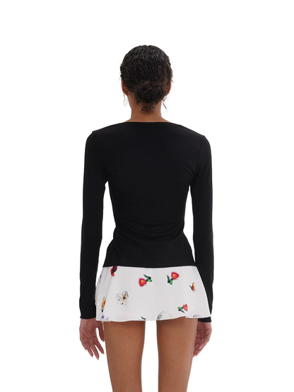 Kiki Printed Mini skirt