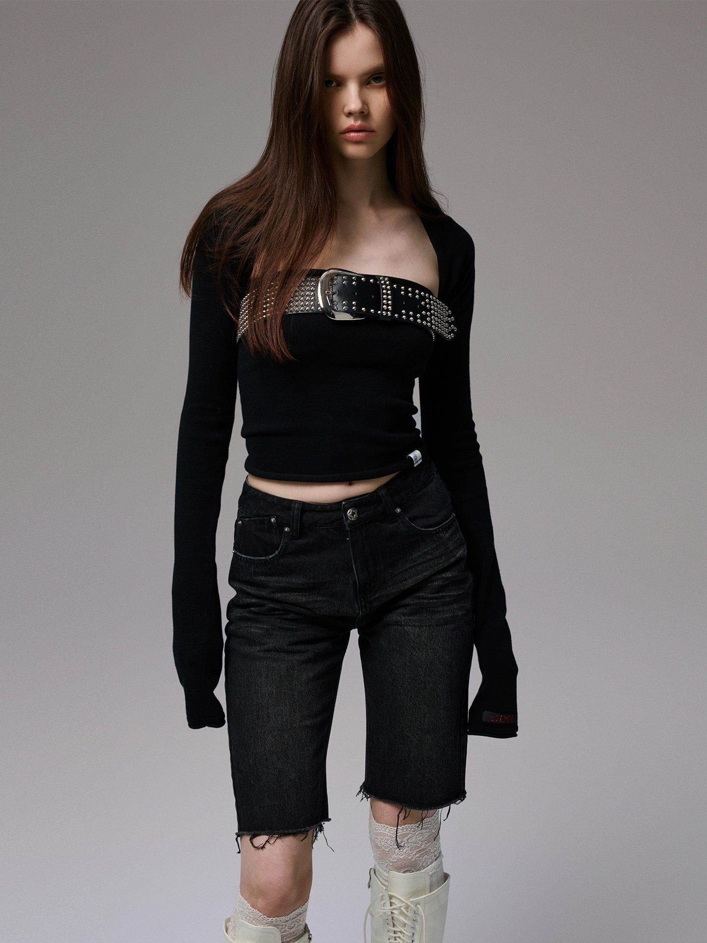 Metal Rivet Punk Wide/Narrow Belt - CHINASQUAD