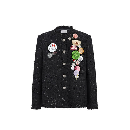 Badge Tweed Jacket