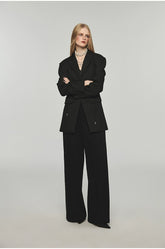 Black Loose-Fit Long Trousers - CHINASQUAD