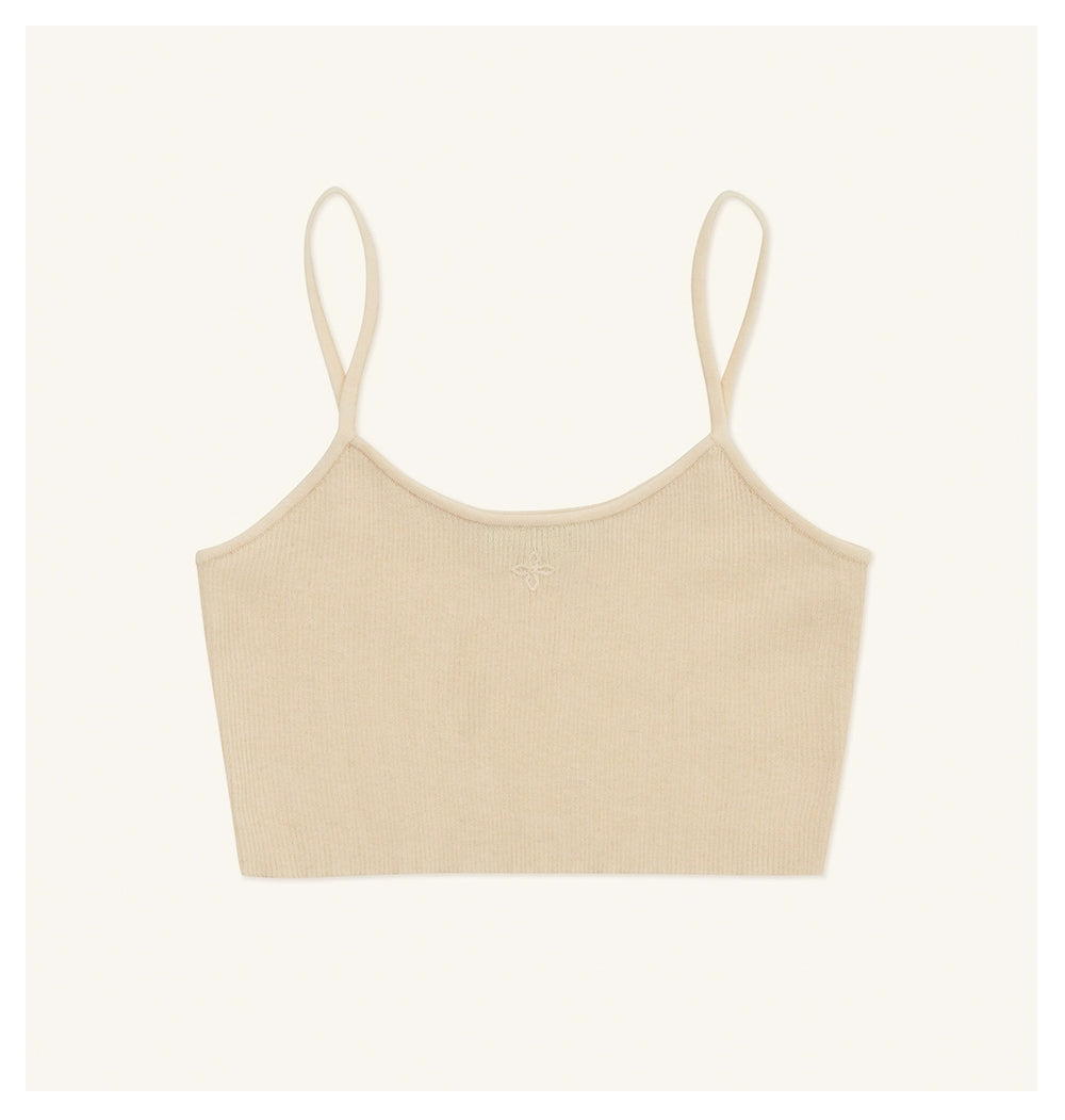 Compass Knitted Crop Camisole