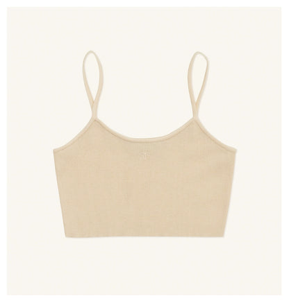 Compass Knitted Crop Camisole