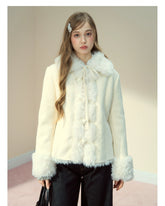 Vintage Faux Suede Shearling Toggle Jacket - CHINASQUAD