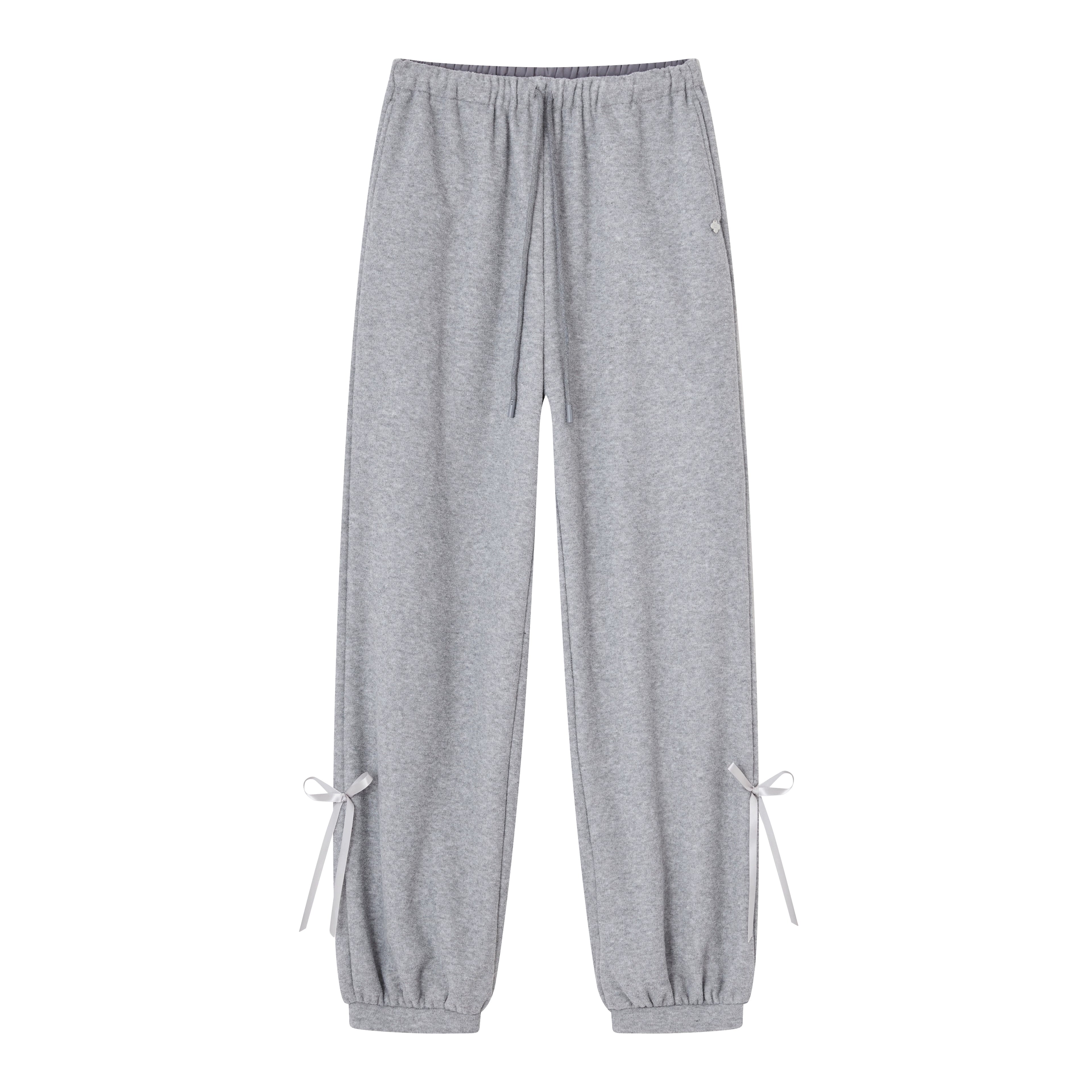 Velvety Jogger Lantern Pants