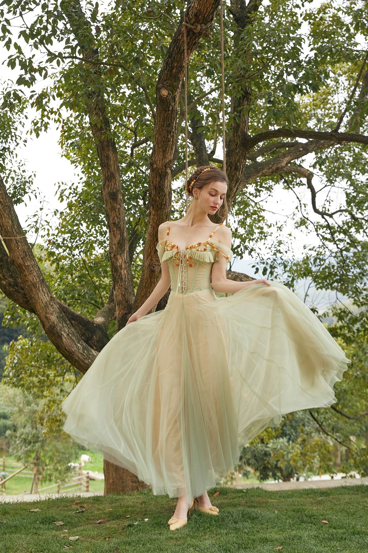 Enchanted Fairy c Top &amp; Tulle Skirt Set