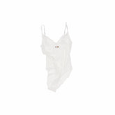 Lace Mesh V-Neck Bodysuit 1Jinn Studio