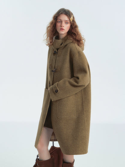 Double-Faced Wool Toggle Coat