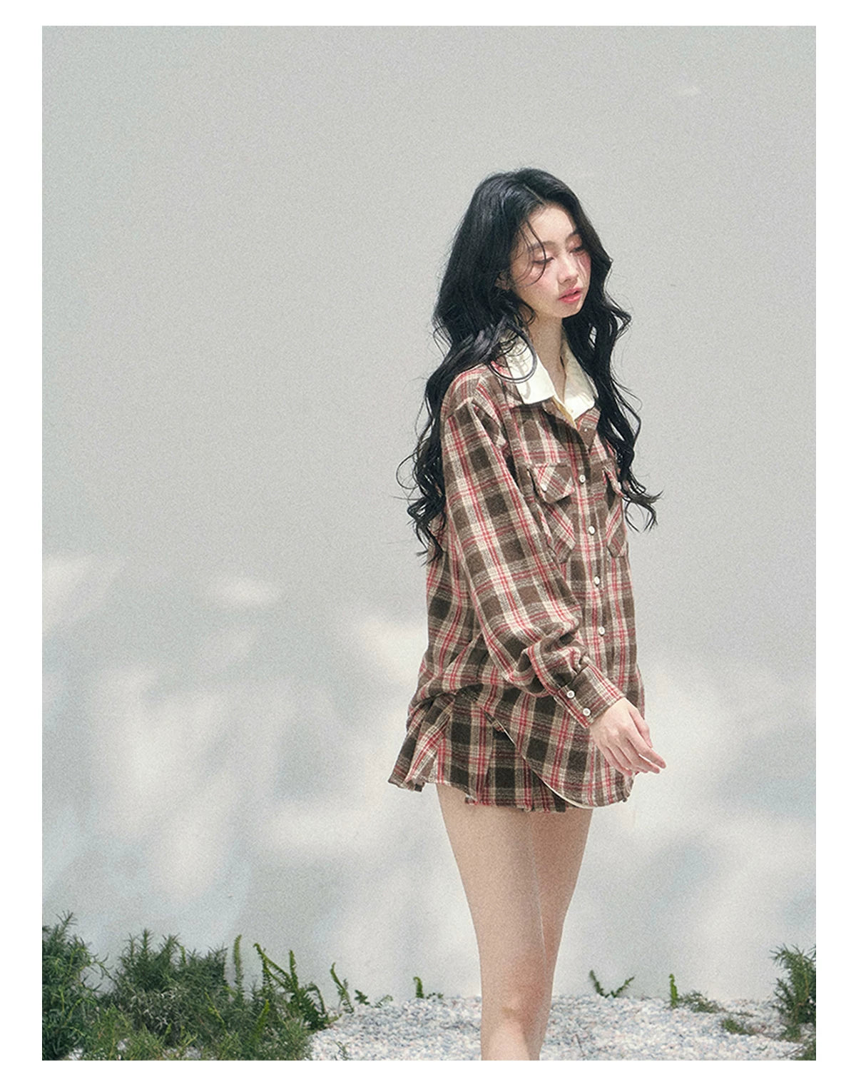 Coffeehouse Vintage Plaid Set