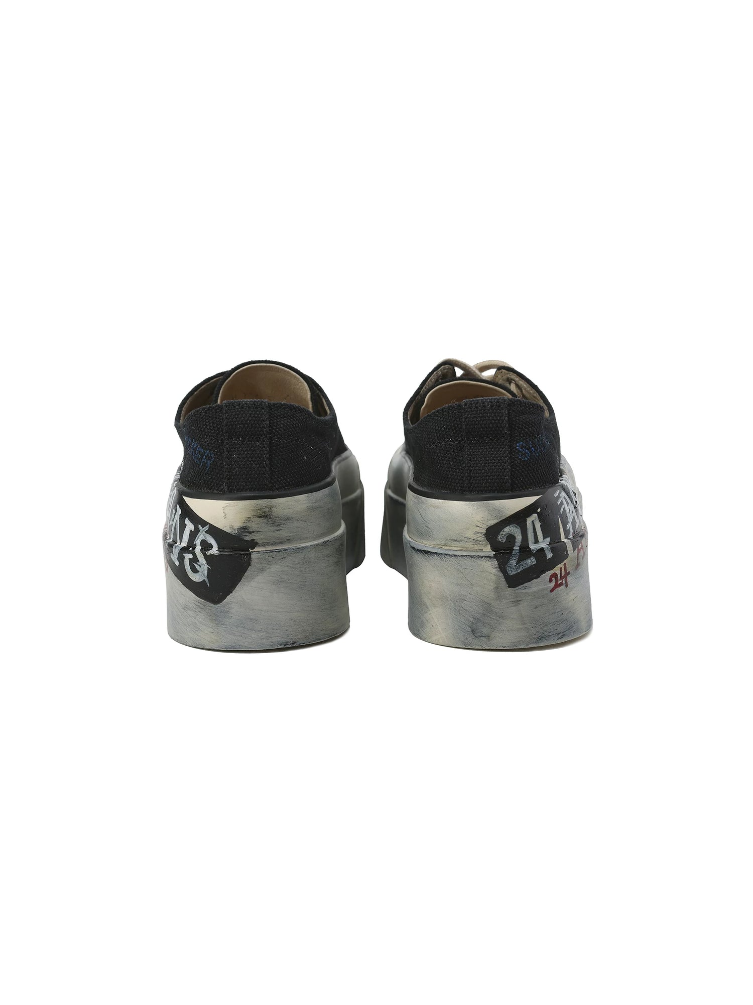 Dirty Fit Graffiti Platform Canvas Sneakers