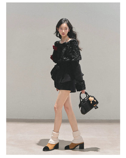 Light Luxury Cape Three-Piece Set