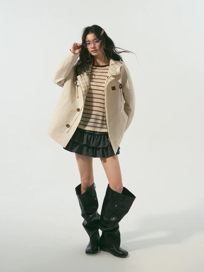 Reversible Hooded Windbreaker Jacket