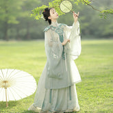 "不染"Ming-Dynasty Hanfu Set - CHINASQUAD