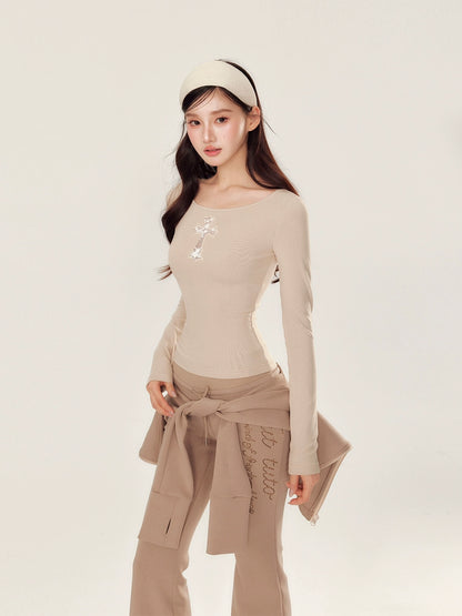 Pink Luxe Yoga Tracksuit Set