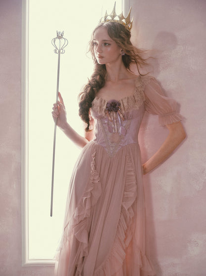 Purple Iris Princess Dress