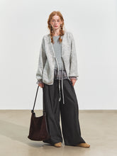 Bohemian Tie-Front V-Neck Cardigan - CHINASQUAD