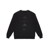 Black & Blue Crew Neck Sweatshirt - CHINASQUAD