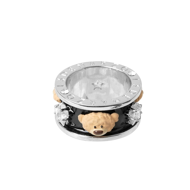 Bear Halo Statement Ring