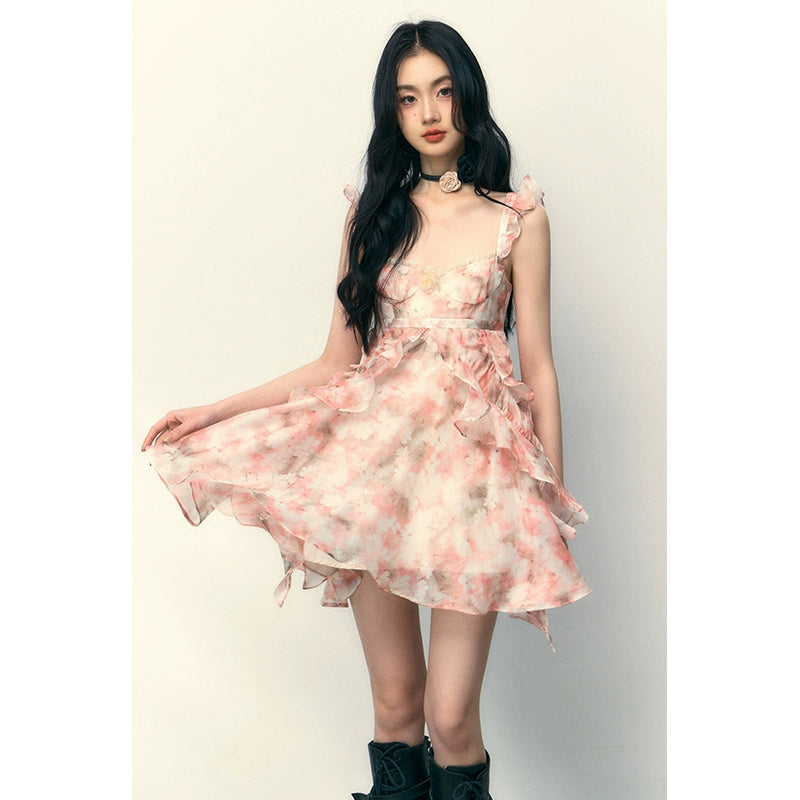 Pink Floral Dress