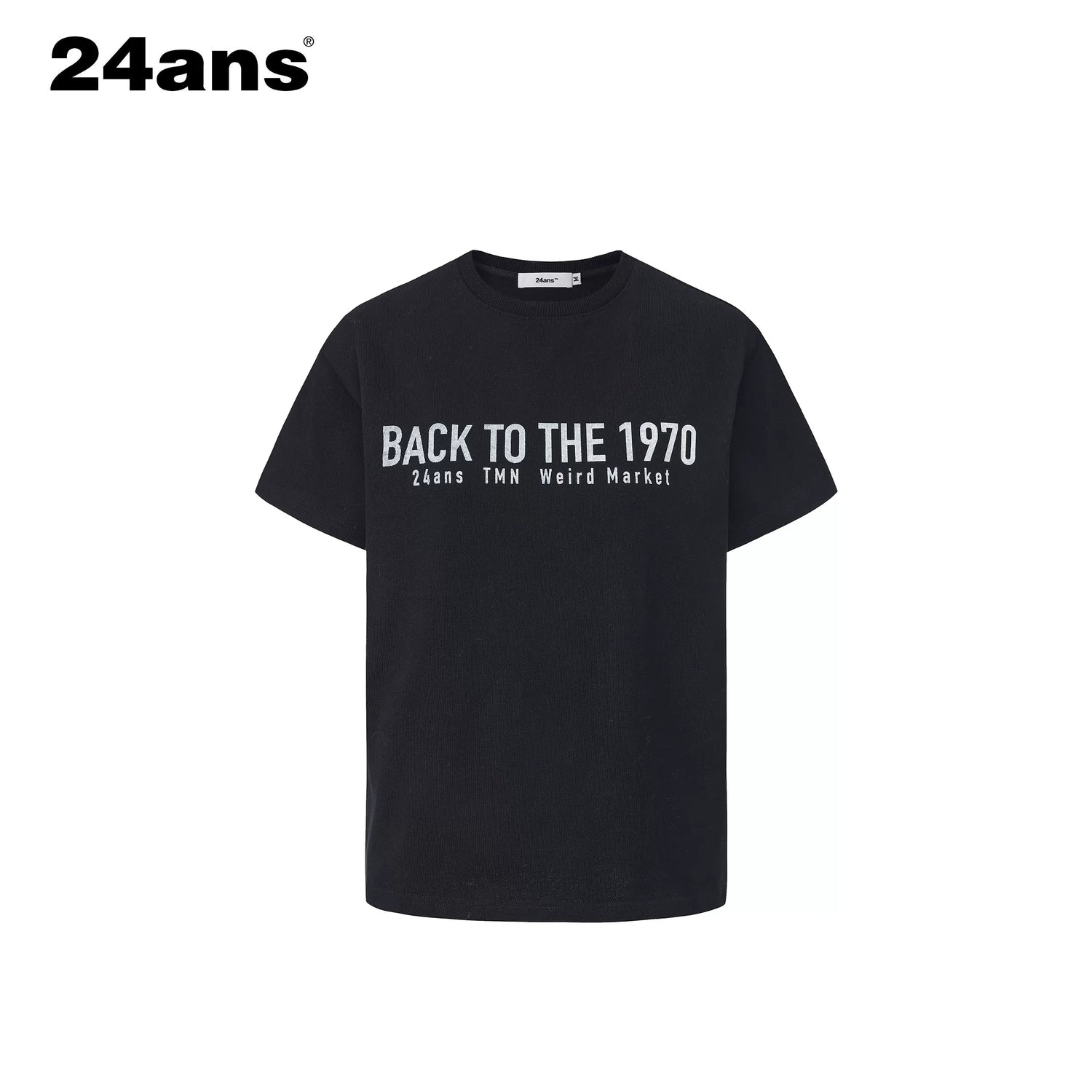 Retro Graphic Slim-Fit Cotton T-Shirt