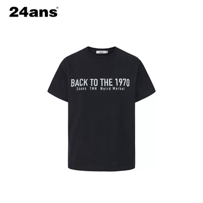 Retro Graphic Slim-Fit Cotton T-Shirt