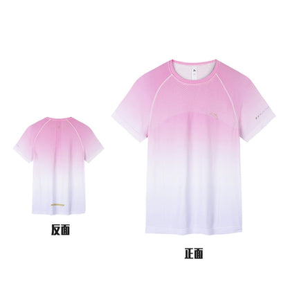 Purple &amp; Pink Breathable Running Tee