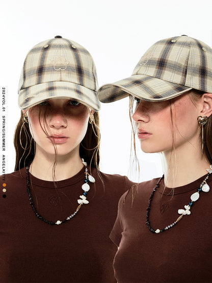 Plaid Baseball Cap - CHINASQUAD