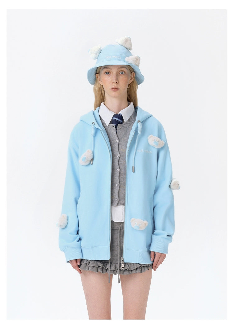 Teddy Cloud Zip Hoodie
