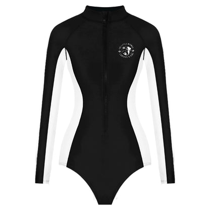 UPF 50+ Long-sleeve One-piece Swimsuit