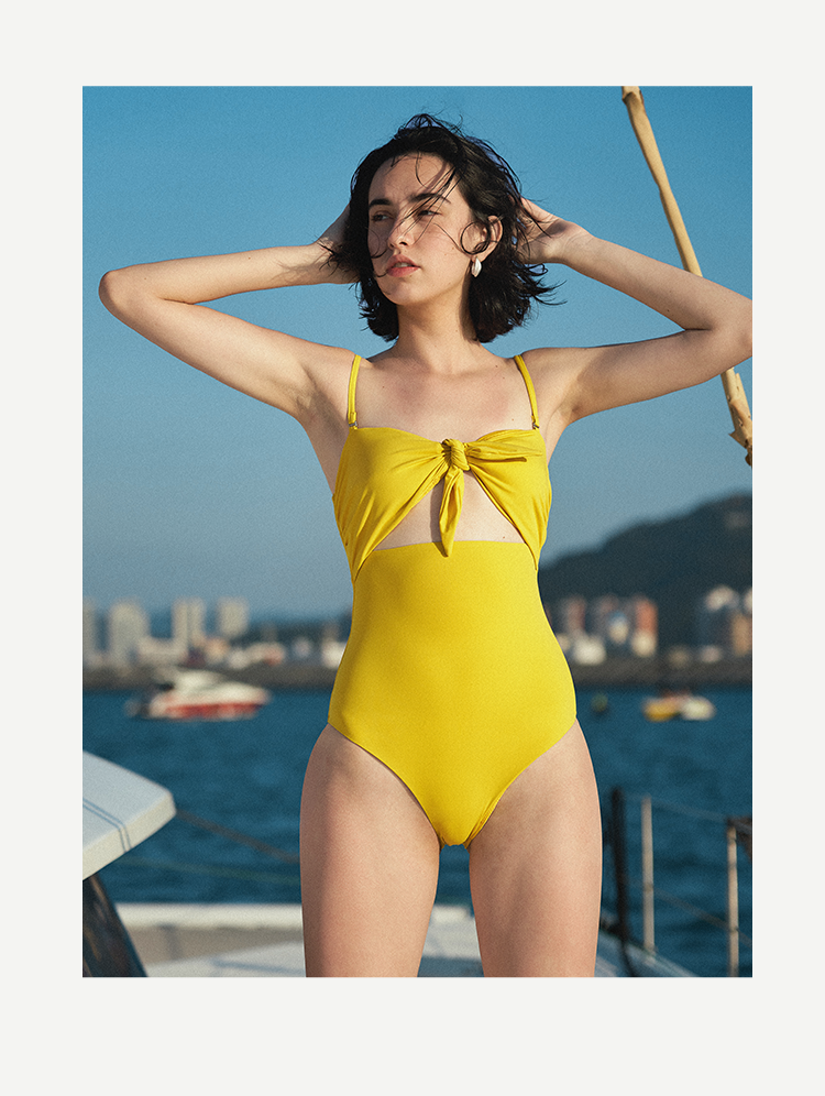 Cut-out One-Piece Swimsuit