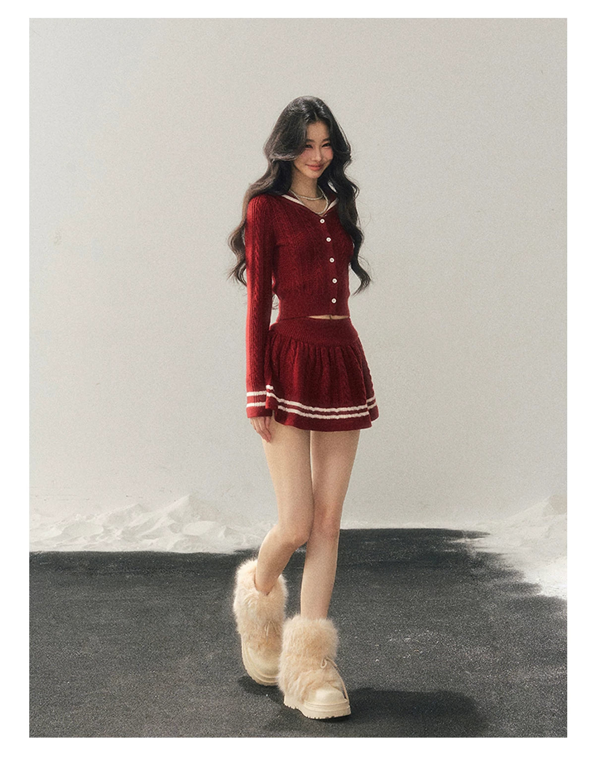 Whispering Evening Breeze Knit Set