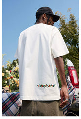 Embroidered T-Shirt - CHINASQUAD