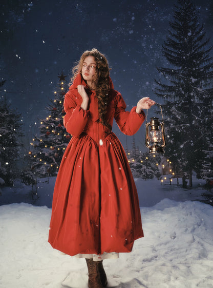 French Tailored Longline Down Coat