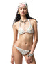 Metal Floral All-Over Print Bikini - CHINASQUAD