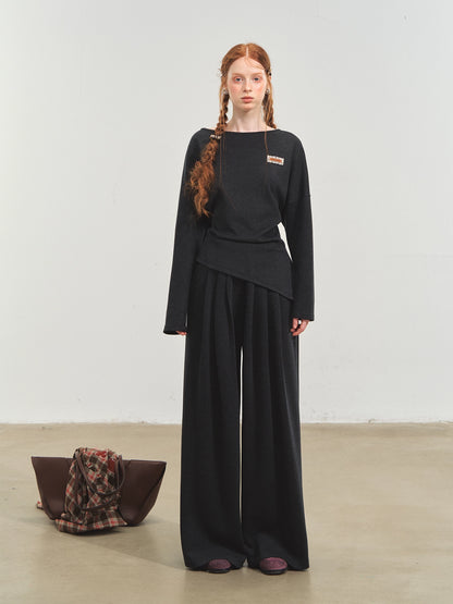 One-Shoulder Asymmetric T-Shirt