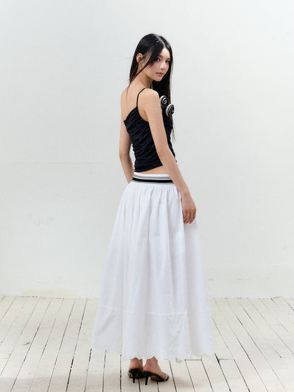 Striped Waistline Tutu Skirt - CHINASQUAD
