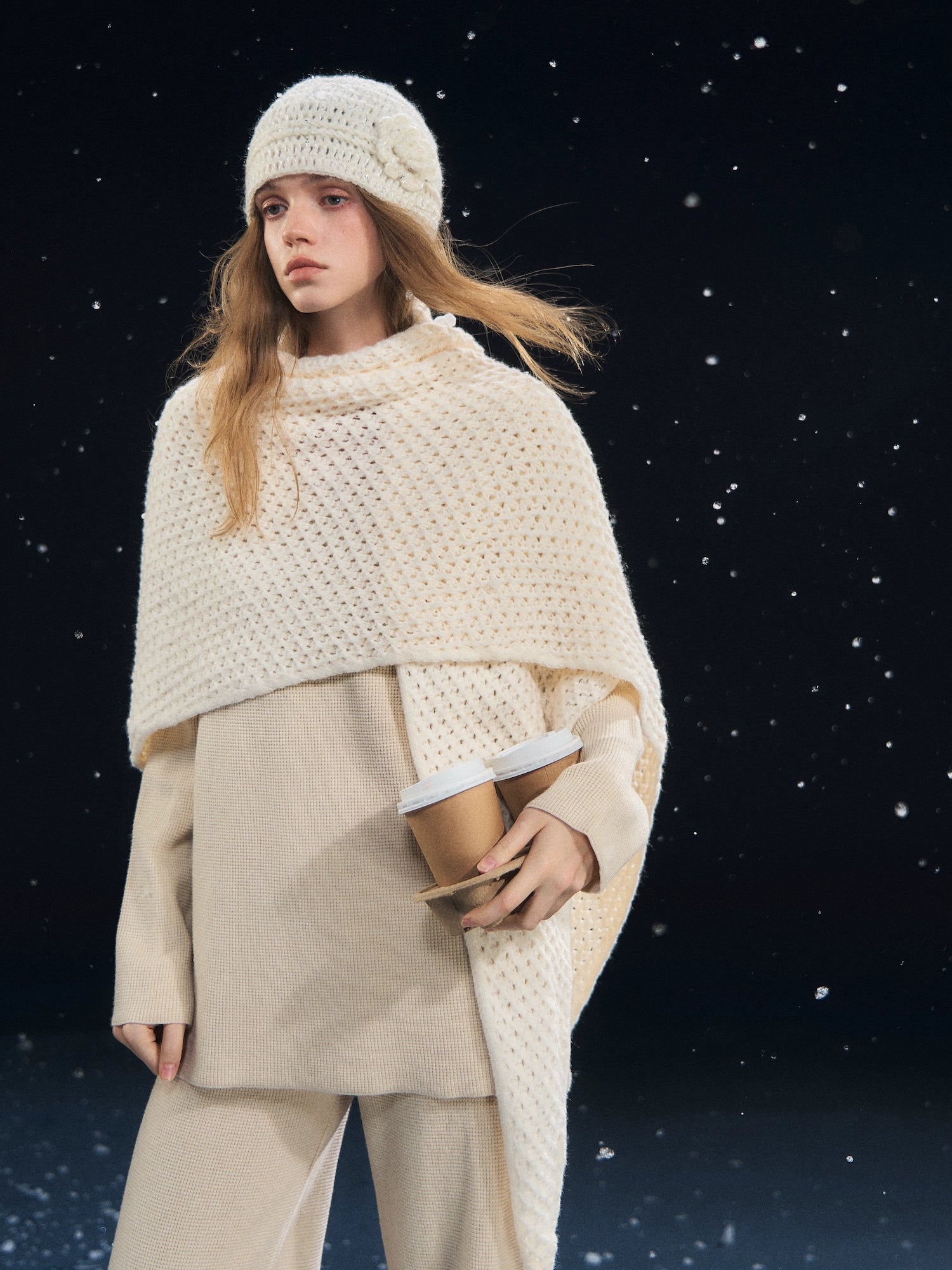 Waffle-Knit Lounge Set