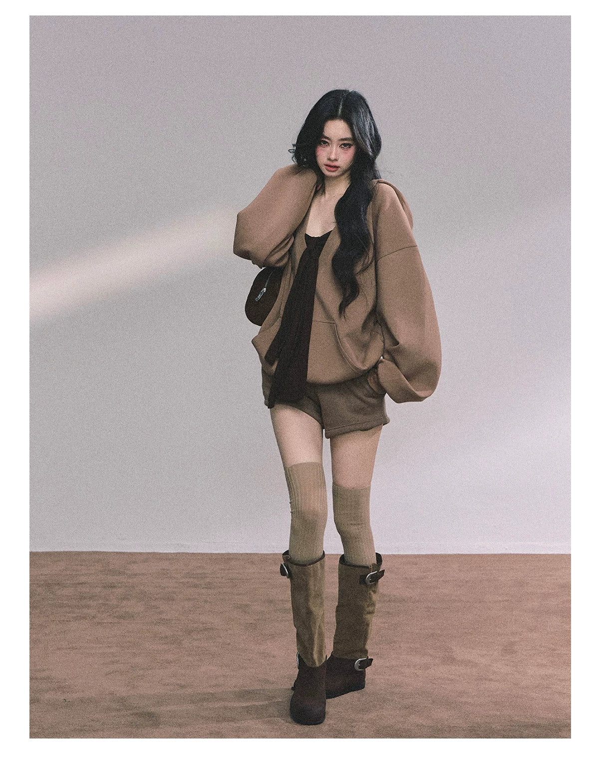 Autumn Leaves Hoodie Three-Piece Set