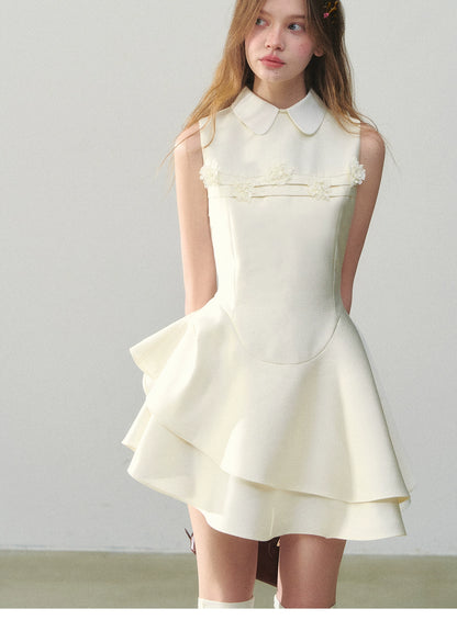 Sleeveless Round Neck Princess Bubble Dress