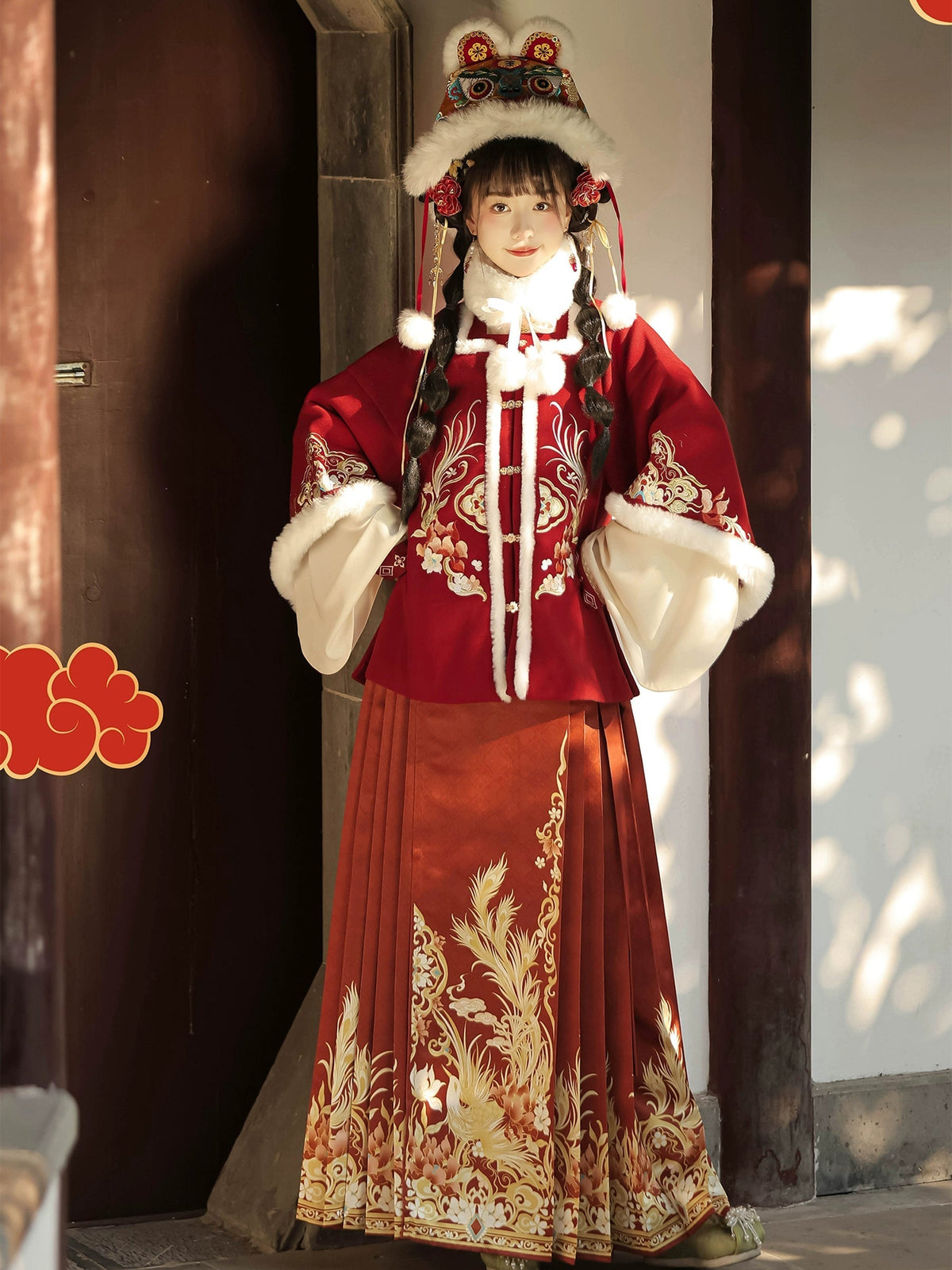 (Final Sale）"岁岁年年"Ming- Dynasty Hanfu Set